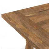 Whitley - Dining Table In Burnt Wax - Brown - Furniture Home Direct