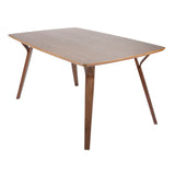 Folia - Mid Century Modern Dining Table - Furniture Home Direct