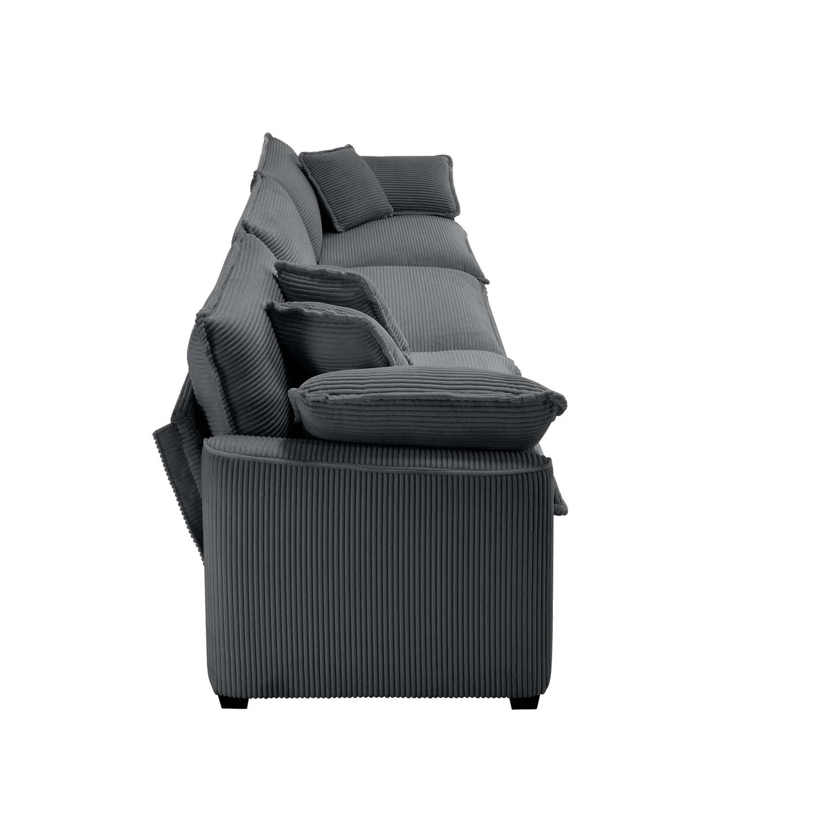 Sofa and Loveseat Set - Gray - Furniture Home Direct