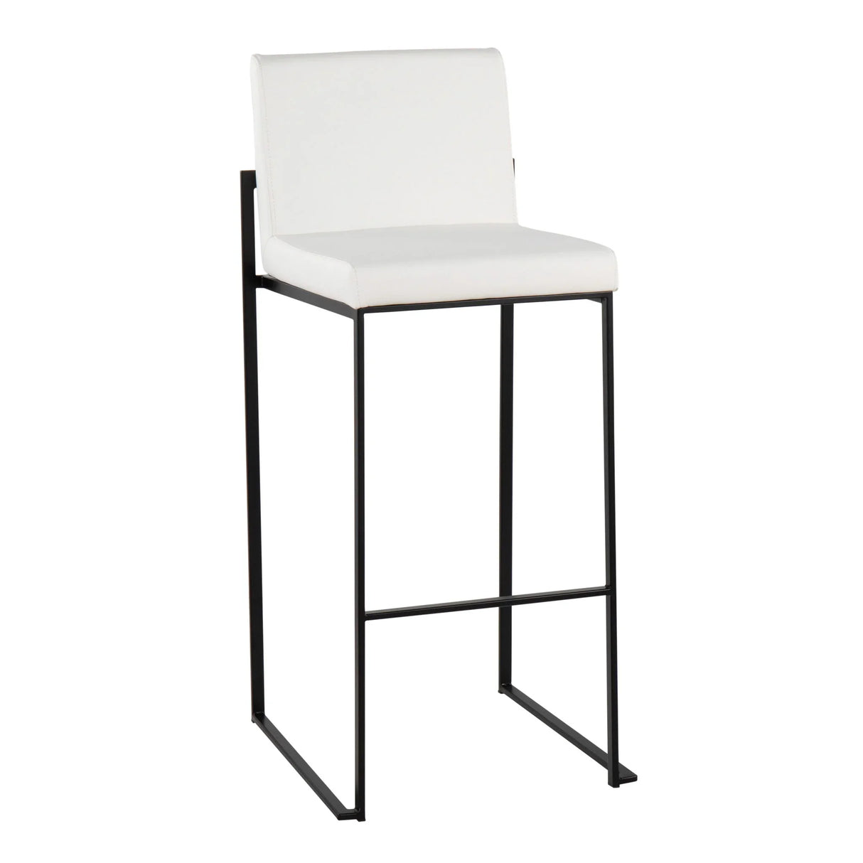 Fuji - Contemporary High Back Barstool Elegant Design - Furniture Home Direct