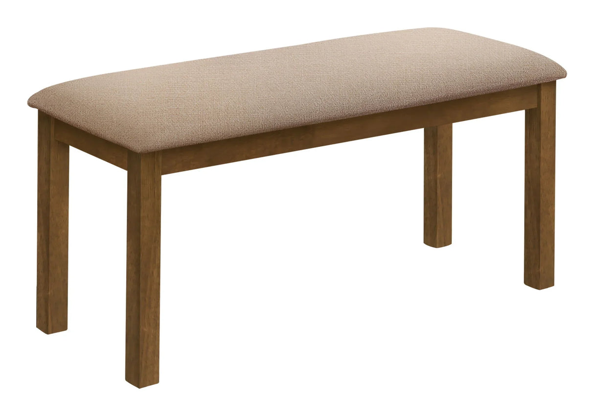Bench, Rectangular, Upholstered, Dining Room, Entryway, Transitional - Furniture Home Direct