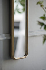 Full Length Mirror With AntiqueMetal Frame, Long Mirror For Hallway Living Room Bedroom Bathroom - Gold - Furniture Home Direct