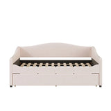 Upholstered Daybed With Light And Trundle - Furniture Home Direct