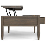 Ela - Lift Top Coffee Table - Smoky Brown - Furniture Home Direct