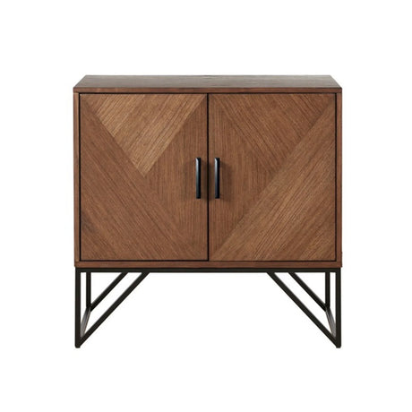 Krista - Accent Cabinet With Magnetic Doors - Brown - Furniture Home Direct