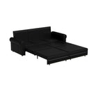 3 In 1 Convertible Sleeper Sofa With Nailhead Trim & Rolled Arm - Furniture Home Direct