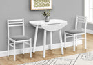3 Pieces Dining Table Set, Small, Drop Leaf, Contemporary & Modern - Furniture Home Direct
