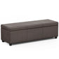 Avalon - Multifunctional Storage Ottoman Bench - Furniture Home Direct