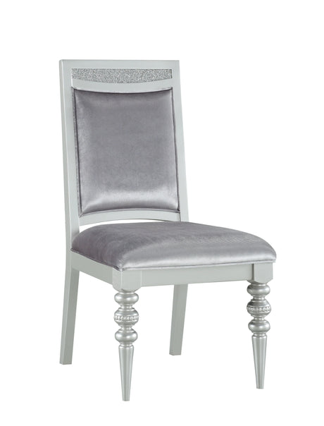 Maverick - Side Chair (Set of 2) - Silver - Furniture Home Direct