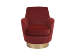 Teddy Swivel Barrel Chair, Swivel Accent Chairs Armchair For Living Room - Furniture Home Direct
