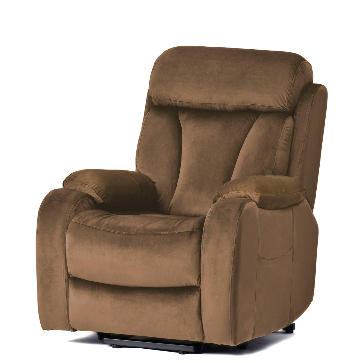 Power Lift Recliner Chair, Remote Control, Brown Cashmere
