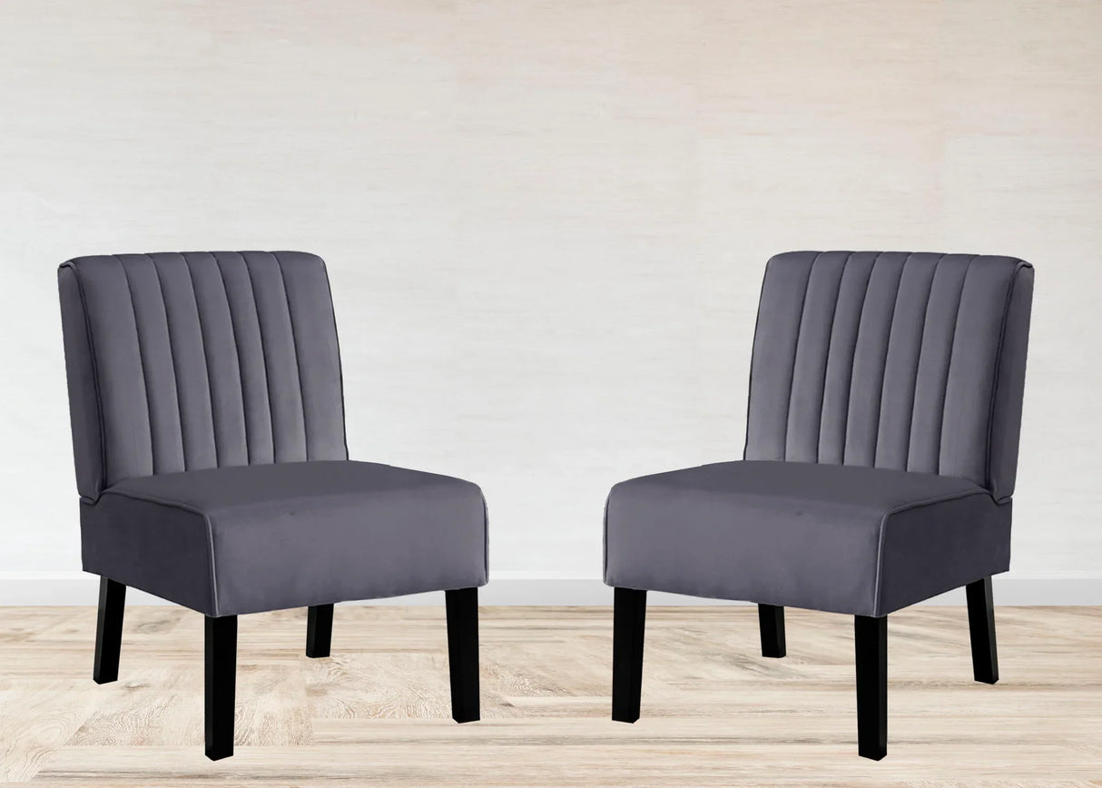 Reese - Mid-Century Modern Accent Chairs With Minimalist Design (Set of 2) - Furniture Home Direct