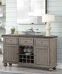 Rustic Two Tone Sever With Powerpack - Gray - Furniture Home Direct