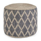 Edgeley - Handcrafted Round Pouf - Furniture Home Direct