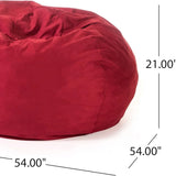 Comfortable High Density Shredded Foam Bean Bag Chair With Removable Cover - Furniture Home Direct