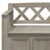 Amherst - Handcrafted Entryway Storage Bench - Furniture Home Direct