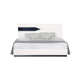 Vios - 5 Piece Bedroom Set With Zebrano Accent Design - Furniture Home Direct