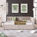 Upholstered Daybed, Sofa Bed Frame, No Box Spring Needed - Furniture Home Direct