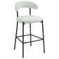 Counter Height Bar Stools With Powder Coating Base And Footrest - Furniture Home Direct