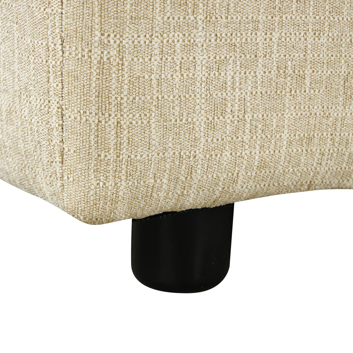 Cloud Sectional with Ottoman, Charging Ports and Three Back Pillows - Beige - Furniture Home Direct