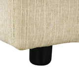 Cloud Sectional with Ottoman, Charging Ports and Three Back Pillows - Beige - Furniture Home Direct