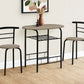 3 Pieces Dining Table Set, Small, Contemporary & Modern - Furniture Home Direct