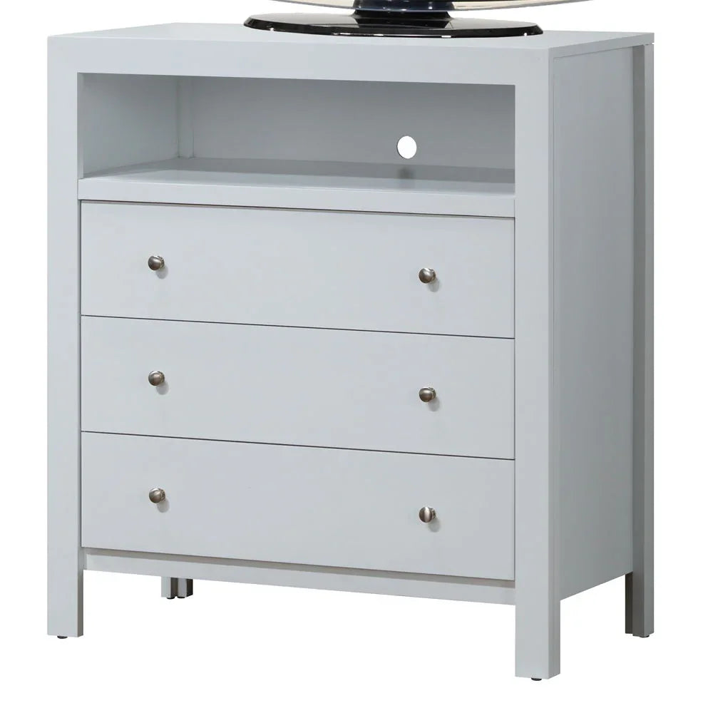 Elegant Transitional Media Chest - Furniture Home Direct