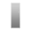 Frameless Full Length Floor Mirror With LED Light, Dimming & 3 Color Modes Mirror - Silver - Furniture Home Direct