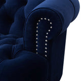 La Rosa - Victorian Tufted Upholstered Accent Chair - Furniture Home Direct