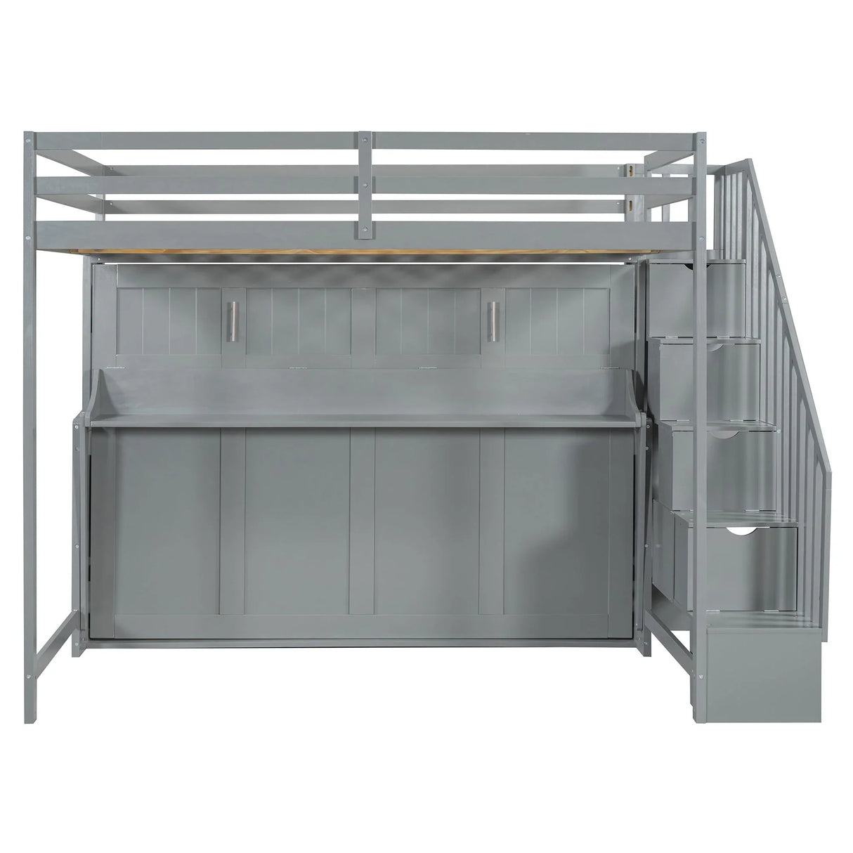 Murphy Bed With Smart Hydraulic System And Desk Design - Furniture Home Direct