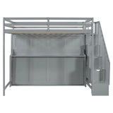 Murphy Bed With Smart Hydraulic System And Desk Design - Furniture Home Direct