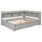 Full Bed With L-Shaped Bookcases, Drawers - Furniture Home Direct