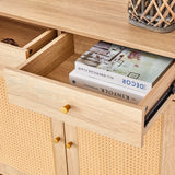 Modern Rattan Shoe Cabinet - Furniture Home Direct
