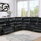 Saul - Power Recliner Sectional Sofa With USB Port Cupholder Console - Furniture Home Direct
