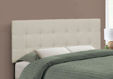 Full Size, Bed Headboard Only Upholstered, Transitional - Beige - Furniture Home Direct