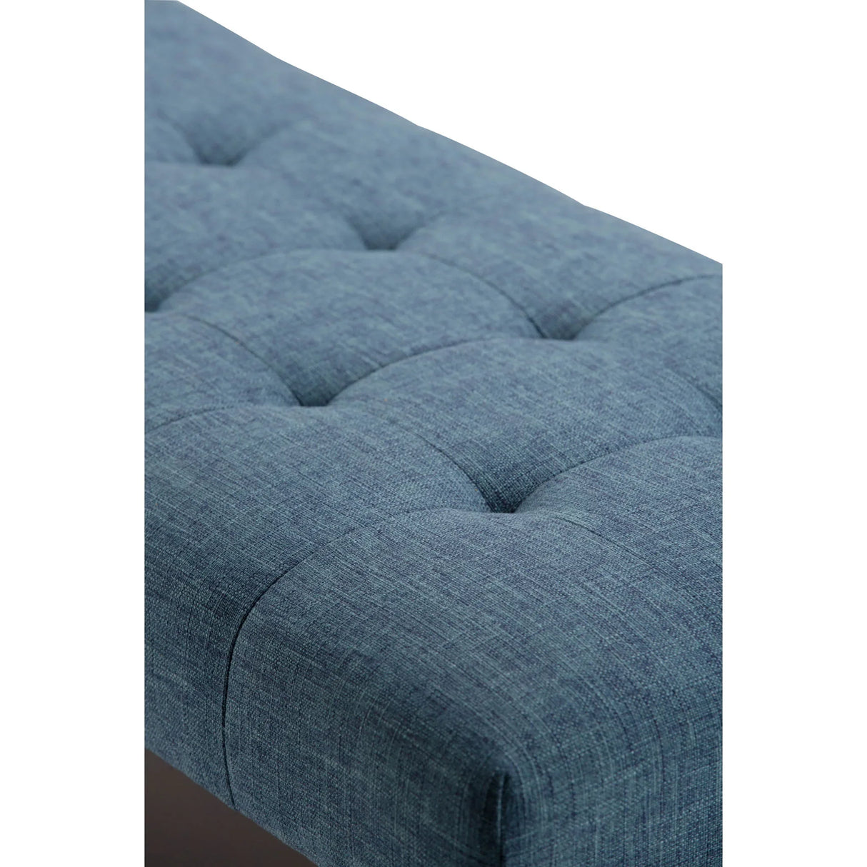 Draper - Upholstered Mid Century Tufted Ottoman Bench - Furniture Home Direct