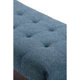 Draper - Upholstered Mid Century Tufted Ottoman Bench - Furniture Home Direct
