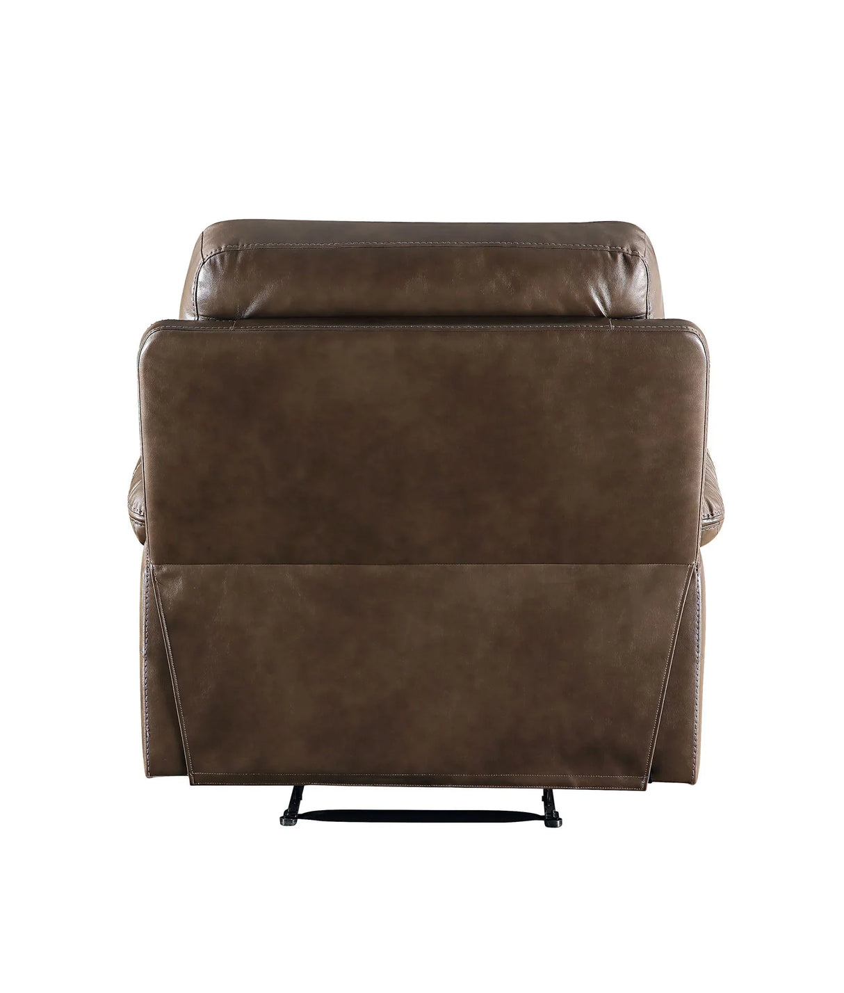Aashi - Leather Gel Match Recliner Chair - Brown - Furniture Home Direct