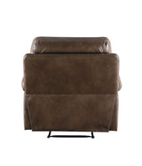 Aashi - Leather Gel Match Recliner Chair - Brown - Furniture Home Direct