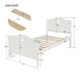Platform Bed With Slat Support And Headboard And Footboard - Furniture Home Direct