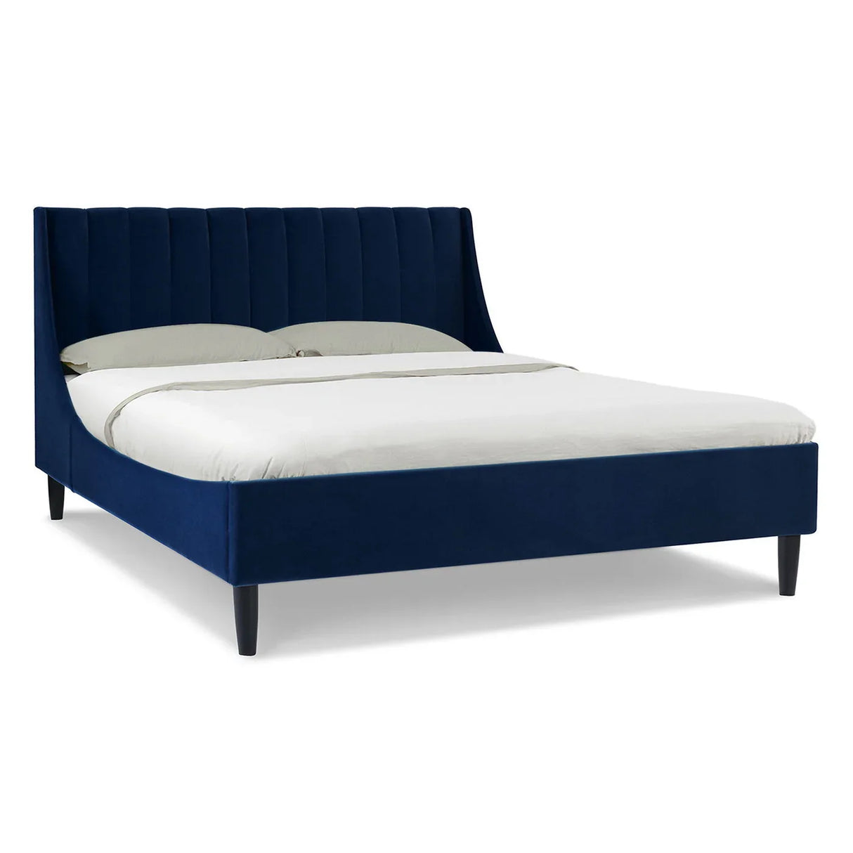 Aspen - Vertical Tufted Modern Headboard Platform Bed Set - Furniture Home Direct