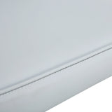 Dining Chairs Upholstered PU Cushions Modern Light Gray - Furniture Home Direct