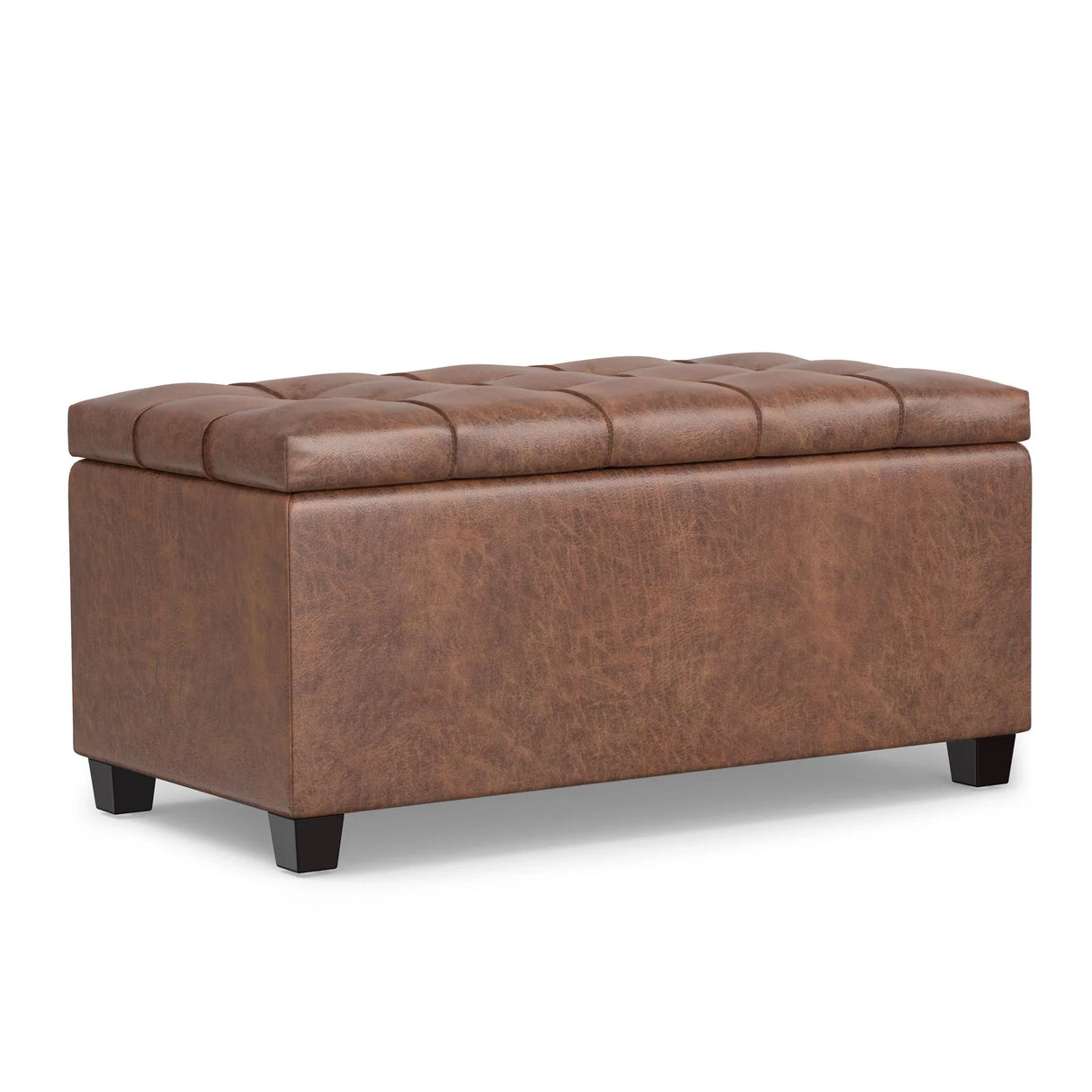Sienna - Upholstered Storage Ottoman Bench - Furniture Home Direct