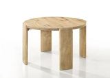 Bowen - Round Dining Table - Oak Finish - Furniture Home Direct
