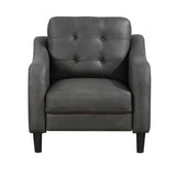 3pc Living Room Set Including Sofa, Love seat and Chair - Gray - Furniture Home Direct