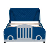 Car Shaped Platform Bed With Wheels - Furniture Home Direct