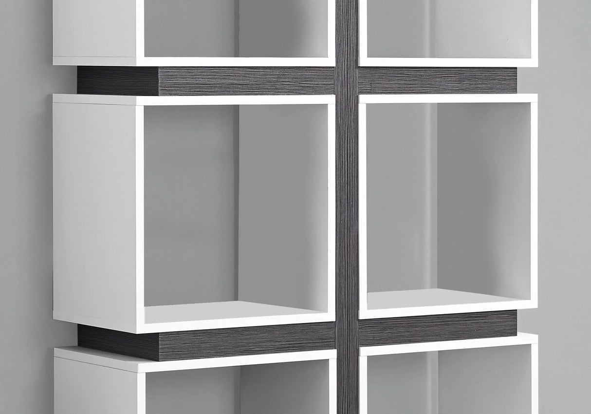 Bookshelf, Bookcase, Etagere, 5 Tier, For Office, Contemporary & Modern - White - Furniture Home Direct