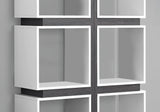 Bookshelf, Bookcase, Etagere, 5 Tier, For Office, Contemporary & Modern - White - Furniture Home Direct