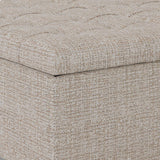 Harrison - Upholstered Coffee Table Storage Ottoman - Furniture Home Direct
