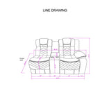Raize Power Sectional - Ash - Furniture Home Direct